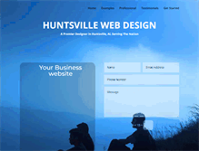 Tablet Screenshot of huntsvillewebdesign.net